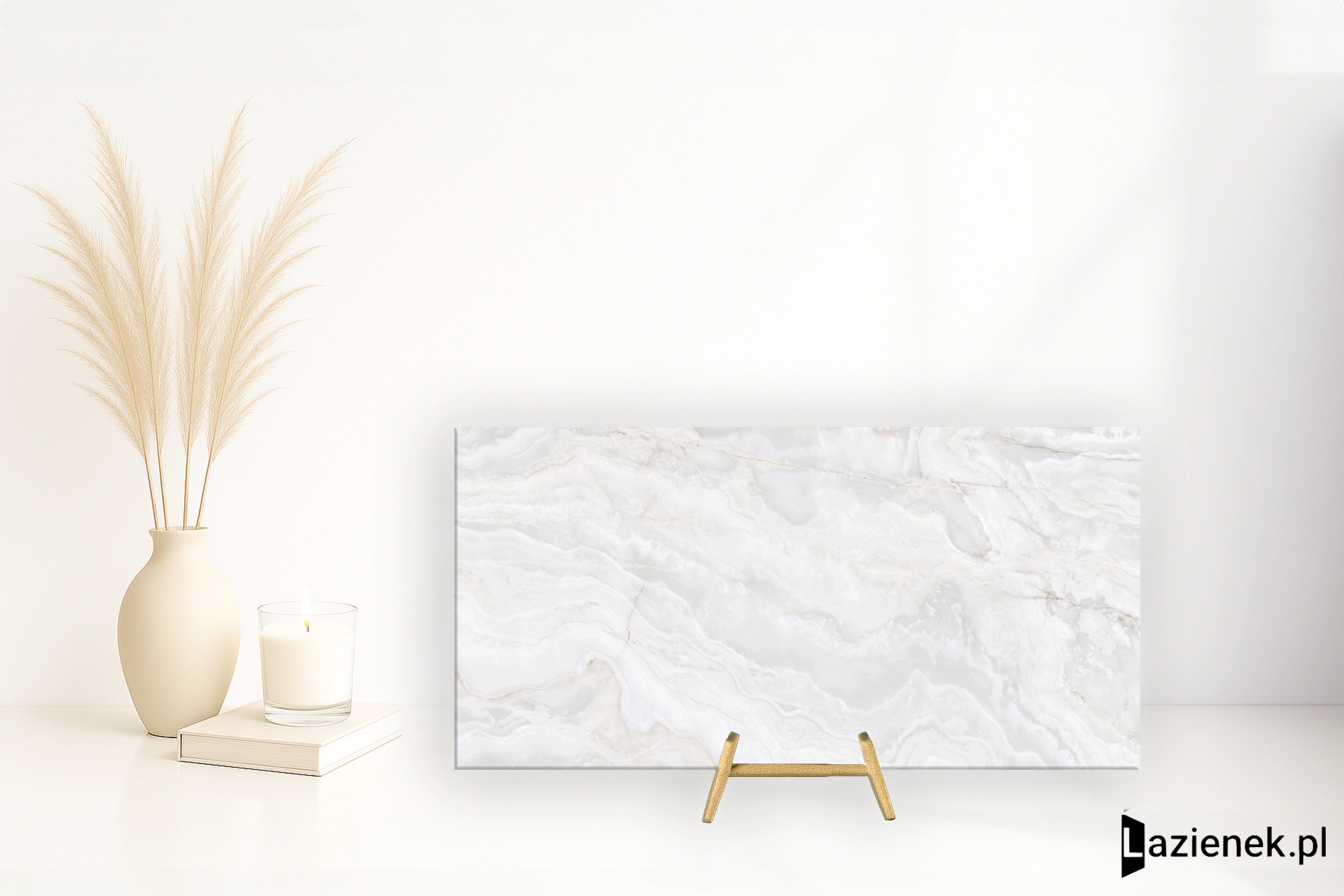 La Fabbrica Ava Onice Iride Avorio półpoler 160x320 cm gr. 6 mm - płytka rektyfikowana / (L)173001